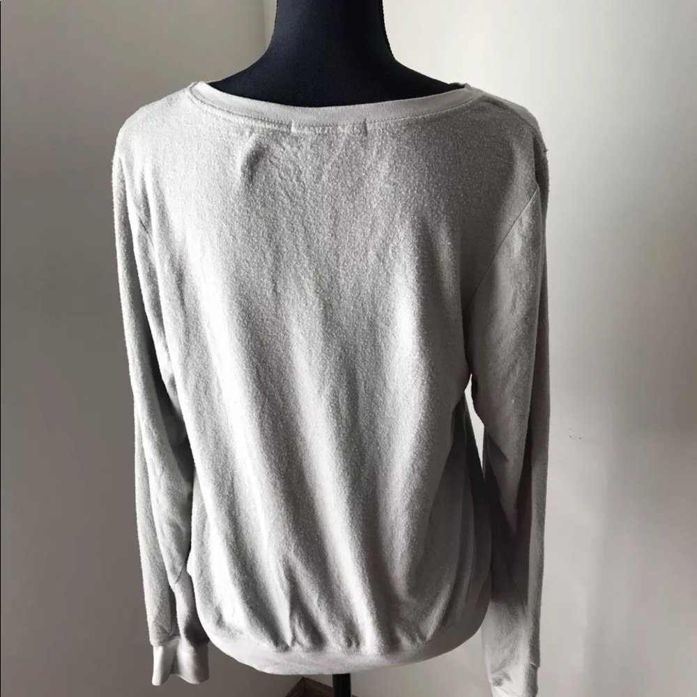 WILDFOX  🦊 SWEATSHIRT Gray soft crew neck S & XS - Picture 5 of 6